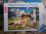 Ravensburger Puzzel - Alpenlandschap - 1000 stukjes, Ophalen of Verzenden, 500 t/m 1500 stukjes, Gebruikt, Legpuzzel