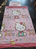 Hello Kitty 1 persoonsdekbed + kussensloop, Kinderen en Baby's, Kinderkamer | Beddengoed, Meisje, Dekbedovertrek, Gebruikt, Ophalen of Verzenden