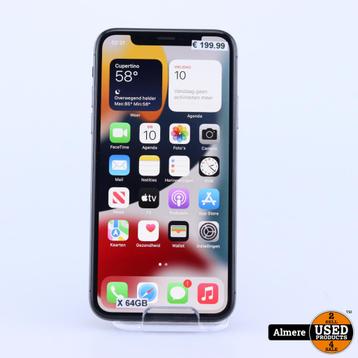 iPhone X 64GB Space Gray | Zeer nette staat beschikbaar voor biedingen