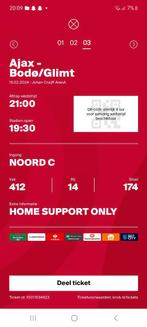 Ajax ticket Noord C stoel 174, Tickets en Kaartjes