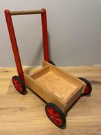 Houten loopwagen of blokkenkar, Ophalen, Gebruikt