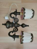 5 sets vintage retro schemerlampen wandlampen, Ophalen of Verzenden, Zo goed als nieuw