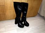 Leather boots Size 38, Hoge laarzen, Zwart, Ophalen of Verzenden, Zo goed als nieuw