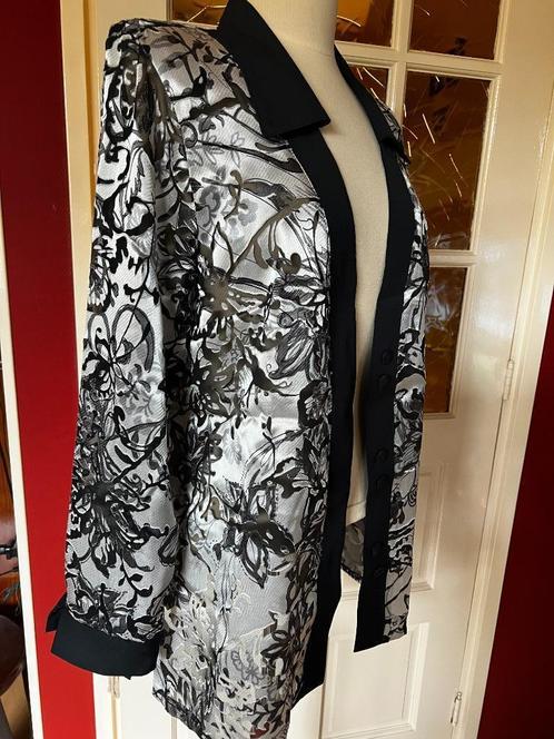 nieuwe zwarte/ zilverkleurige blouse, Kleding | Dames, Blouses en Tunieken, Nieuw, Maat 38/40 (M), Zwart, Ophalen