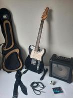 Telecaster gitaar Roland Cube 15 versterker Alle toebehoren, Met versterker, Zo goed als nieuw, Solid body, Ophalen