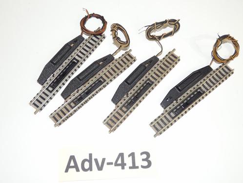 Adv-413 N Spoor Elektrische Ontkoppelrails 9114 Fleischmann, Hobby en Vrije tijd, Modeltreinen | N-Spoor, Zo goed als nieuw, Rails