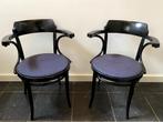 Thonet bistro cafe stoelen, model 233, 4 stuks beschikbaar, Hout, Vintage design, Zwart, Ophalen of Verzenden