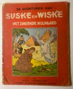 Suske en Wiske Het zingende nijlpaard 1953 slechte staat, Eén stripboek, Verzenden, Gelezen