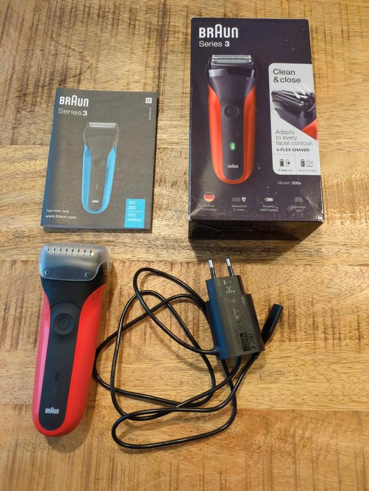 Braun Series 3 Scheerapparaat, Witgoed en Apparatuur, Persoonlijke-verzorgingsapparatuur, Gebruikt, Scheren en Epileren, Ophalen of Verzenden