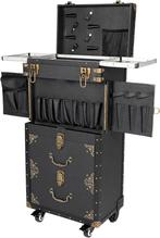 Koffer op wielen kapperskoffer met lades, Ophalen of Verzenden