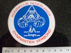 sticker koninklijk nederlands gymnastiek verbond kngv logo, Verzenden, Zo goed als nieuw, Bedrijf of Vereniging
