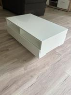 Witte salontafel met evt. LED-verlichting, Huis en Inrichting, Tafels | Salontafels, Ophalen, 50 tot 100 cm, Zo goed als nieuw