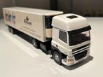 Lion car. Daf cf met koeltailer  droste. 1:50, Ophalen of Verzenden, Zo goed als nieuw, Bus of Vrachtwagen, Lion Toys