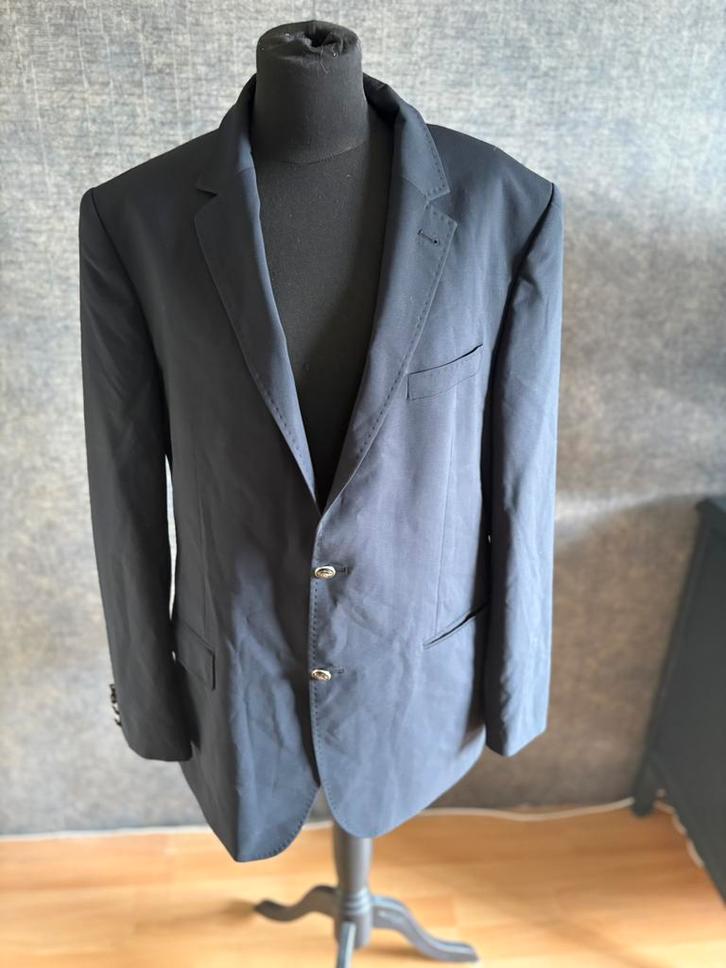 Sergio Milano mooi donkerblauw colbert mt 54 ZGAN, Kleding | Heren, Kostuums en Colberts, Zo goed als nieuw, Maat 52/54 (L), Blauw