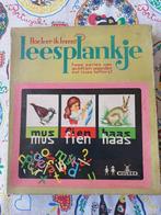 Zeldzaam vintage leesplankje “Mus – Fien – Haas” – nostalgie, Ophalen of Verzenden, Overige typen
