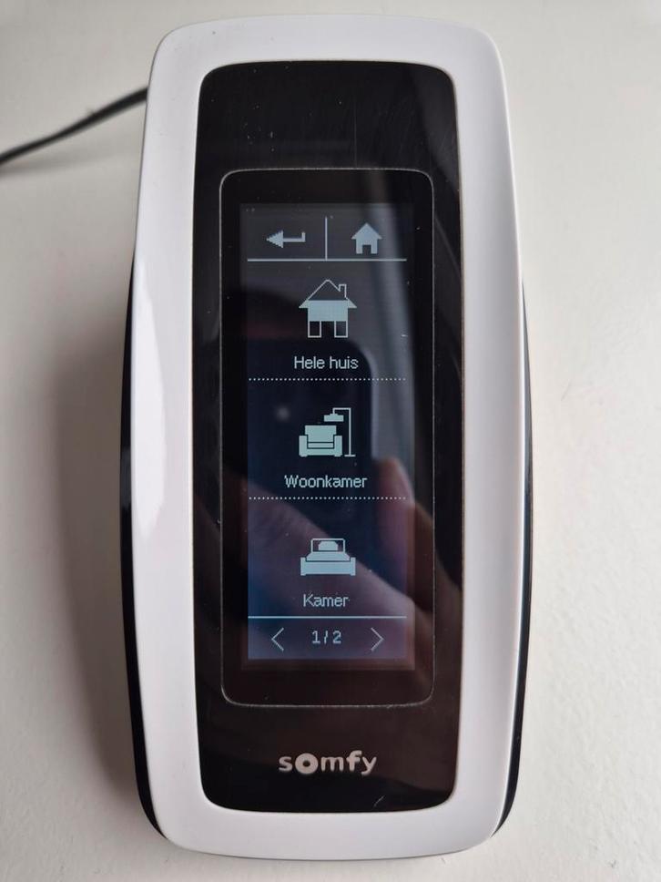 Somfy Nina io, Doe-het-zelf en Verbouw, Rolluiken, Minder dan 100 cm, Minder dan 100 cm, Wit, Ophalen of Verzenden