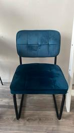 Stoel Ivy donker blauw. Comfortabel (bijv.) bureaustoel, Huis en Inrichting, Stoelen, Blauw, Gebruikt, Stof, Eén