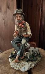 La medea porcellane origineel man met hond, Antiek en Kunst, Ophalen of Verzenden