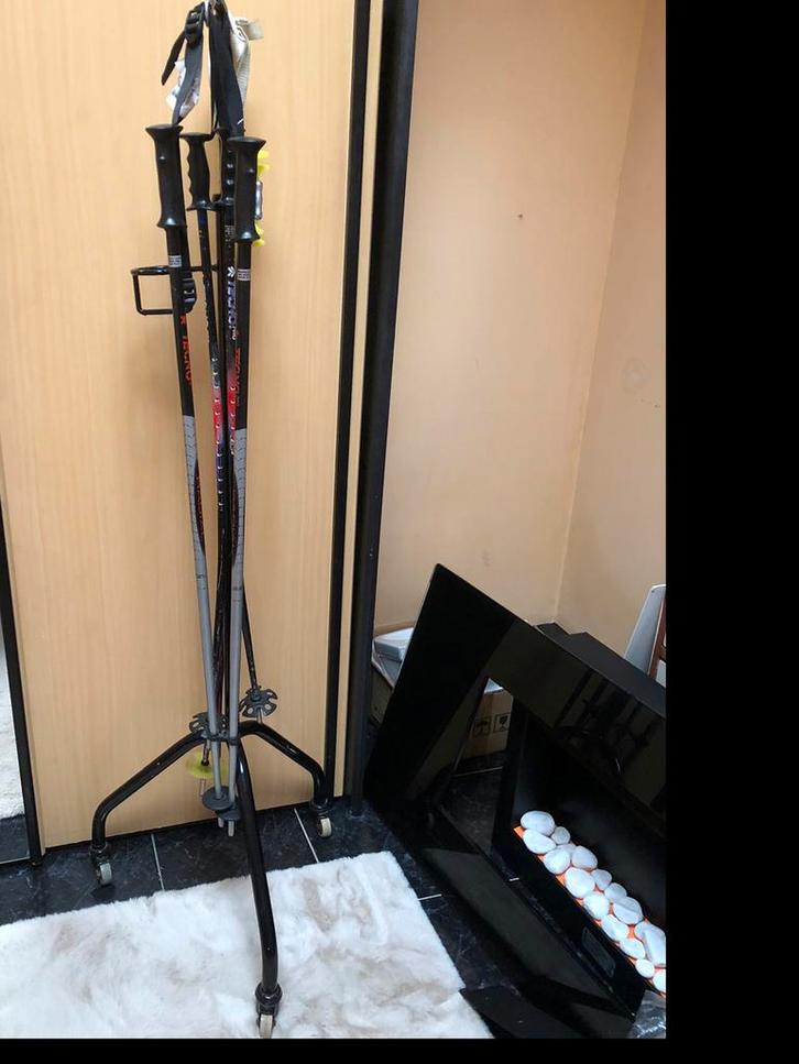 Skistokken standaard-gratis, Sport en Fitness, Skiën en Langlaufen, Zo goed als nieuw, Stokken, Overige merken, 100 tot 140 cm