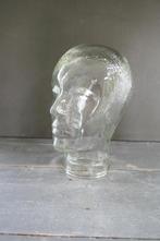 Vintage glazen hoofd retro, Verzenden, Huis en Inrichting