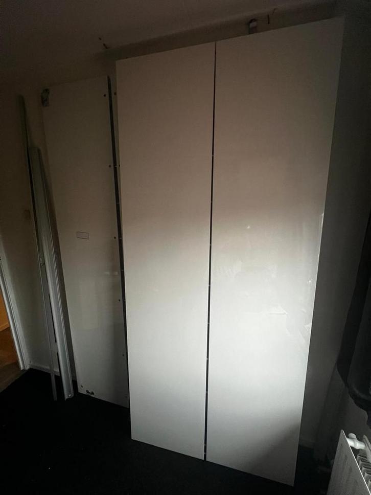 Ikea Pax Schuifdeuren 100x236cm + Rails, Huis en Inrichting, Kasten | Kledingkasten, Zo goed als nieuw, 200 cm of meer, 100 tot 150 cm