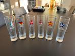 6 Heineken Euro/EK 2020 glazen, Ophalen, Zo goed als nieuw, Bierglas