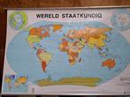 Wereldkaart (Ned. Staatkundig) 125x180 cm, Ophalen