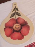 Vintage /retro serveerplank  orange bloem, Ophalen of Verzenden