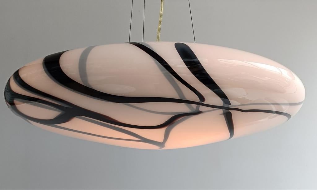 Zijlstra Swirl hanglamp, Huis en Inrichting, Lampen | Hanglampen, Ophalen, Design, Glas, Zo goed als nieuw