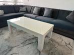 Witte salontafel, Huis en Inrichting, Tafels | Salontafels, Kunststof, 100 tot 150 cm, Ophalen of Verzenden, Zo goed als nieuw