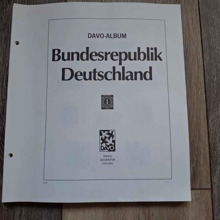 Davo bladen Deutschland I met heldere klemstroken, Postzegels en Munten, Postzegels | Toebehoren, Ophalen of Verzenden
