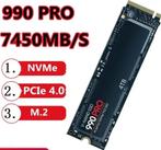 4TB SSD NVME M2 Pcie Gen 4 Heatsink, Intern, 8TB, Nieuw, Ophalen of Verzenden