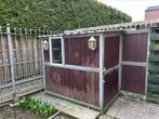 Tuinhuis / schuurtje met planken en verzinkte frame, Ophalen, Gebruikt, Metaal, Overige typen
