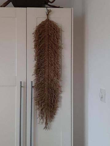 nieuw boho ibiza jute veer 100 cm. lang