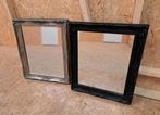 Grote spiegels 60 x 60 cm met lijst, Gebruikt, Vierkant, Ophalen of Verzenden, Nvt