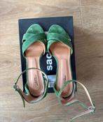 Sacha groene hakken maat 40, Zo goed als nieuw, Sacha, Groen, Sandalen of Muiltjes