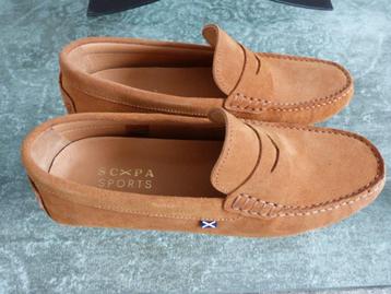 scapa suede cocnac mocassin  heren maat 42 nieuw beschikbaar voor biedingen