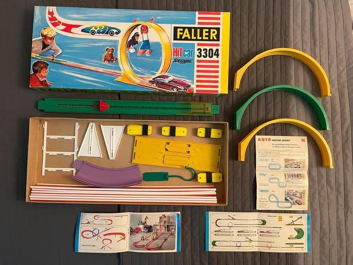 Faller Hit Car racebaan (diverse sets), Hobby en Vrije tijd, Modelbouw | Auto's en Voertuigen, Zo goed als nieuw, Auto, 1:32 tot 1:50