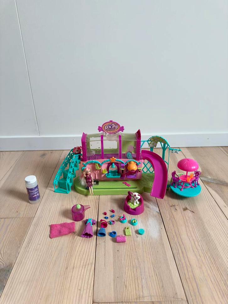 Polly Pocket Sparklin Pets Spa N1695, Kinderen en Baby's, Speelgoed | Overig, Zo goed als nieuw, Jongen of Meisje, Ophalen of Verzenden
