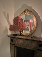 Mooie brocante ronde spiegel, Ophalen of Verzenden, Rond, Minder dan 50 cm