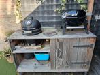 Buitenkeuken incl 2 bbq's, Ophalen of Verzenden, Gebruikt, Houtskool