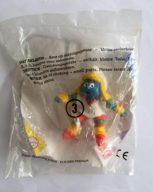 Smurfen Skate Smurfin Reclame Smurf Happy Meal MC Donalds, Verzamelen, Smurfen, Zo goed als nieuw, Poppetje, Figuurtje of Knuffel