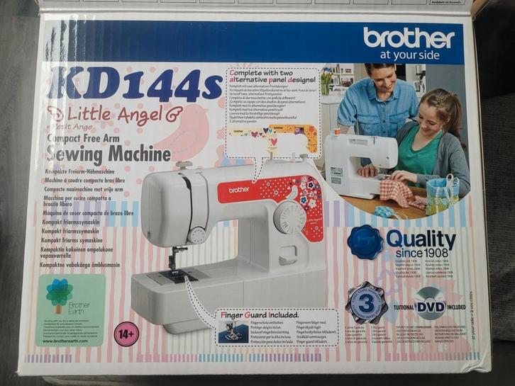 Brother (kinder)naaimachine KD 144 S Little Angel, Hobby en Vrije tijd, Naaimachines en Toebehoren, Zo goed als nieuw, Naaimachine