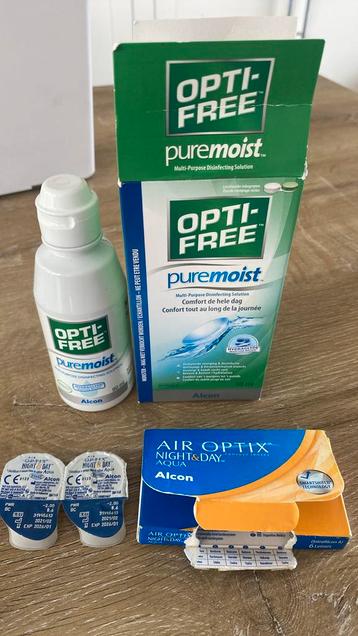 Lenzen night&day -2,00 lenzenvloeistof puremoist opti-free beschikbaar voor biedingen