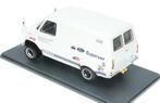 Jsn Schuco 1:18 Ford Transit Supervan 1 1971 wit in vitrine, Hobby en Vrije tijd, Modelauto's | 1:18, Overige merken, Schuco, -