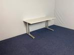 Zit/sta bureau Actiforce (slinger), wit blad, 160 x 80 cm., Ophalen, In hoogte verstelbaar, Gebruikt