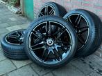 5x112 - 18 INCH AMG VELGEN + NIEUWE BANDEN - ONBESCHADIGD, Auto-onderdelen, Banden en Velgen, Ophalen, 18 inch, Gebruikt, Velg(en)