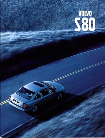 Brochure Volvo S80 2001 beschikbaar voor biedingen