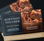 saunaentree met korting. Meerdere kaarten/ codes beschikbaar, Tickets en Kaartjes, Twee personen