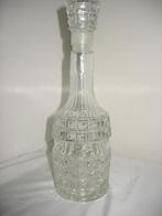 Glazen Karaf met Dop * Halve Druppels *Vintage, Antiek en Kunst, Antiek | Glas en Kristal, Ophalen of Verzenden